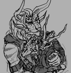 Rough Headshot Shaded