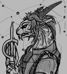 Rough Headshot Shaded