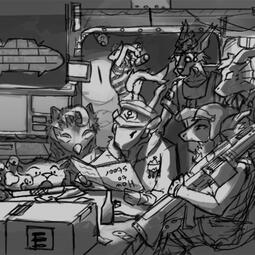 Rough Scene Shaded