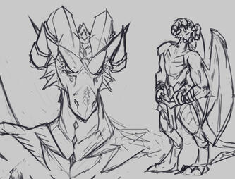 Sketch Headshot + Fullbody